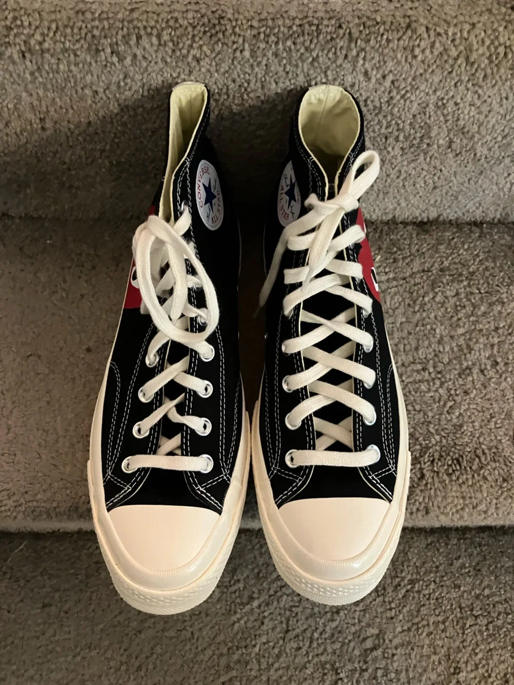 NWB CONVERSE X PLAY COMME DES GARÇONS CHUCK 70 HIGH TOP SNEAKERS MNS 10 WMS 12